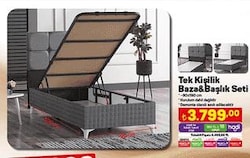 Tek Kişilik Baza&Başlık Seti image
