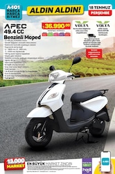 Volta Apec 49.4 CC Benzinli Moped image