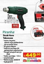 Piranha Sıcak Hava Tabancası 2000 W image