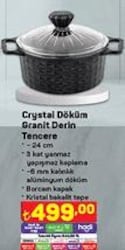 Crystal Döküm Granit Derin Tencere 24 cm image