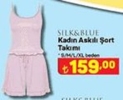 Silk&Blue Kadın Askılı Şort Takımı image