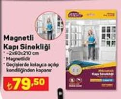 Magnetli Kapı Sinekliği 2x60x210 cm image