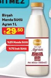 Birşah Manda Sütlü Ayran 1 l image