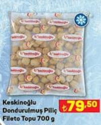 Keskinoğlu Dondurulmuş Piliç Fileto Topu 700 g image