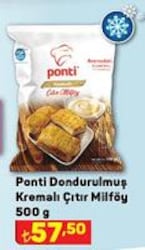 Ponti Dondurulmuş Kremalı Çıtır Milföy 500 g image