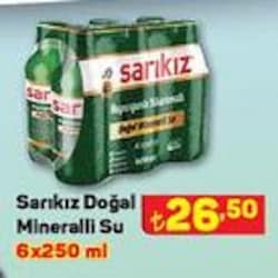 Sarıkız Doğal Maden Suyu 6x250 ml image