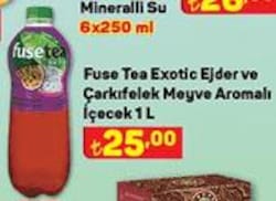 Fuse Tea Exotic Ejder ve Çarkıfelek Meyve Aromalı İçecek 1 l image