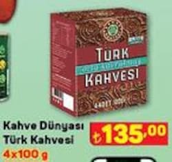 Kahve Dünyası Türk Kahvesi 4x100 g image