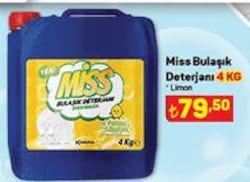 Miss Limon Bulaşık Deterjanı 4 kg image