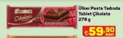 Ülker Pasta Tadında Tablet Çikolata 278 g image