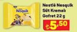 Nestle Nesquik Süt Kremalı Gofret 22 g image