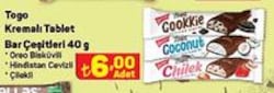 Togo Kremalı Tablet Bar 40 g Çeşitleri image