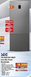 Seg CX 482/CX 4821 Inox No-Frost Buzdolabı image