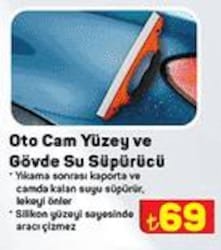 Oto Cam Yüzey ve Gövde Su Süpürücü image