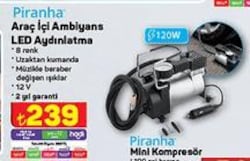 Piranha Araç İçi Ambiyans Led Aydınlatma image