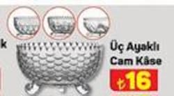 Üç Ayaklı Cam Kase image
