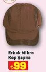Erkek Mikro Kep Şapka image