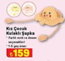Kız Çocuk Kulaklı Şapka image