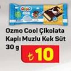 Ozmo Cool Çikolata Kaplı Muzlu Kek Süt 30 g image
