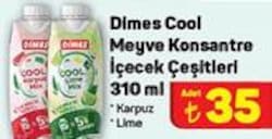 Dimes Cool Meyve Konsantre İçeçek Çeşitleri 310 ml image