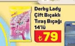 Derby Lady Çift Bıçaklı Tıraş Bıçağı 14'lü image