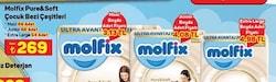 Molfix Pure&Soft Çocuk Bezi Maxi/Junior/Extra Large Çeşitleri image