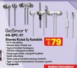 Go Smart G5-EPC-01 Stereo Kulak İçi Kulaklık image