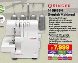 Singer 14SH654 Overlok Makinesi image