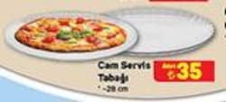 Lav Cam Servis Tabağı 28 cm image