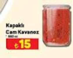 Lav Kapaklı Cam Kavanoz 660 cc image