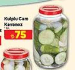 Lav Kulplu Cam Kavanoz 6 l image