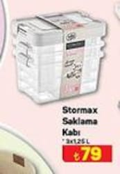 Stormax Saklama Kabı 3x1,25 l image