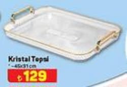 Kristal Tepsi 45x31 cm image