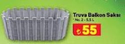 Truva Balkon Saksı No: 2 - 5,5 l image