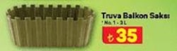 Truva Balkon Saksı No: 1 - 3 l image