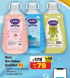 Duru Sıvı Sabun Çeşitleri 3 l image