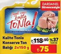 Kalite Tonla Konserve Ton Balığı 2x150 g image