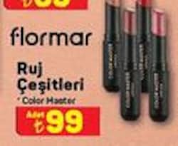 Flormar Ruj Color Master Çeşitleri image