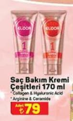 Elidor Saç Bakım Kremi Çeşitleri 170 ml image