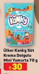Ülker Kanky Süt Krema Dolgulu Mini Yumurta 70 g image