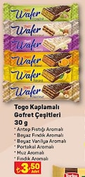 Beyoğlu Togo Kaplamalı Gofret Çeşitleri 30 g image