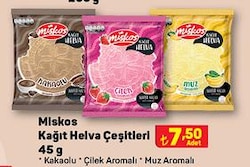 Miskos Kağıt Helva Çeşitleri 45 g image