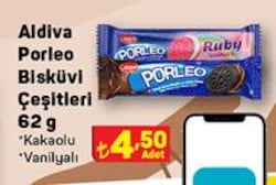 Aldiva Porleo Bisküvi Çeşitleri 62 g image