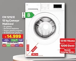 Seg CM 1212 E 12 kg Çamaşır Makinesi image