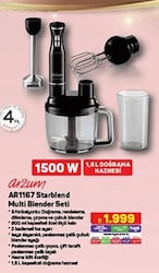 Arzum AR1167 Starblend Multi Blender Seti 1500 W image