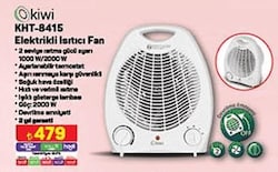 Kiwi KHT-8415 Elektrikli Isıtıcı Fan image