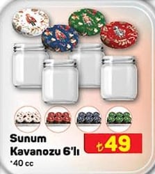 Sunum Kavanozu 6'lı 40 cc image