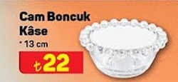 Cam Boncuk Kase 13 cm image