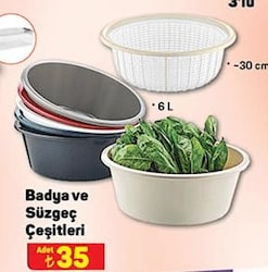 Badya ve Süzgeç Çeşitleri/Adet image
