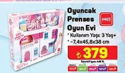 Mgs Oyuncak Prenses Oyun Evi image